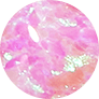 Ari Heart Gold Pendant Necklace in Bubblegum Pink Kyocera Opal